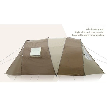 2018 New Product Two Rooms Hiking Tent