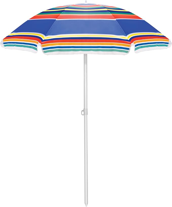 1.8 M Striped Beach Umbrella
