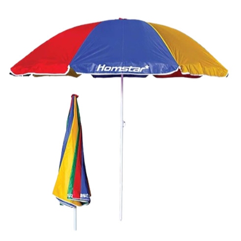 2-Meter Portable Colorful Beach Umbrella