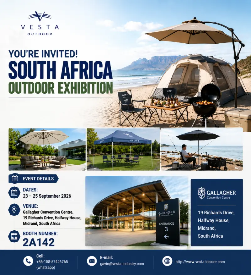 VESTA OUTDOOR to Showcase Innovative Outdoor Living Solutions at South Africa China brand Exhibition 2026