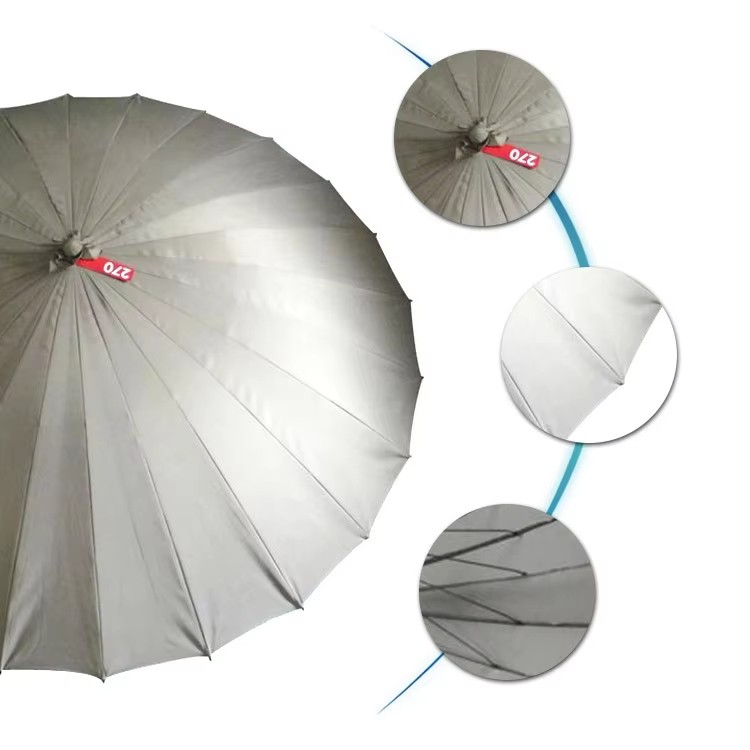 24-Rib Steel Beach Umbrella