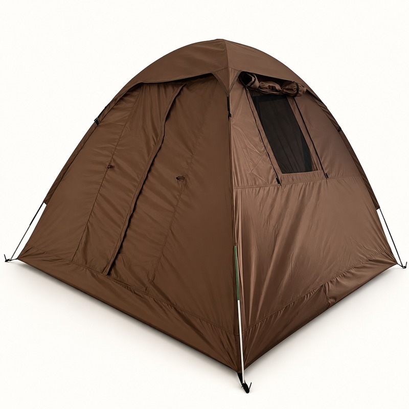 250cm Oxford Dome Camping Tent with  Mesh Windows