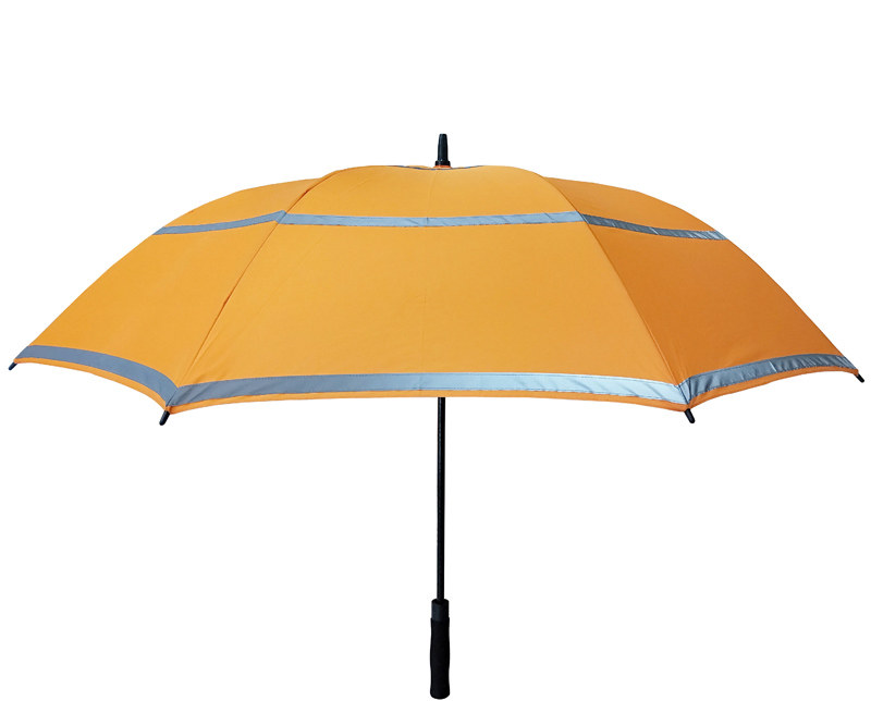 30in Automatic-Open Golf Umbrella with Reflective Trim