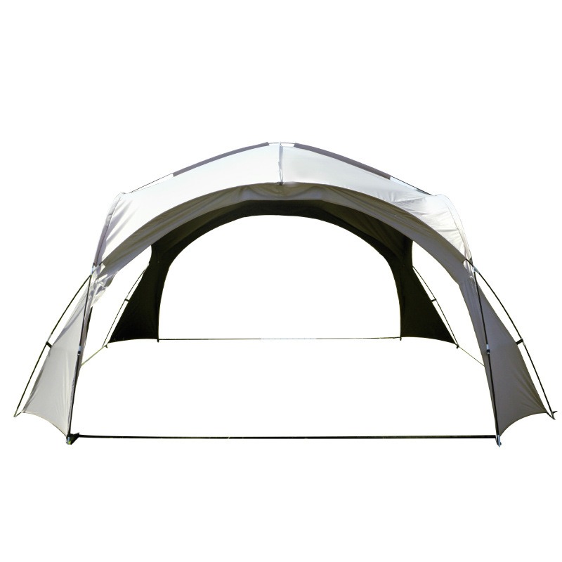 Arched Roof Outdoor Camping Shelter with Open Sides
