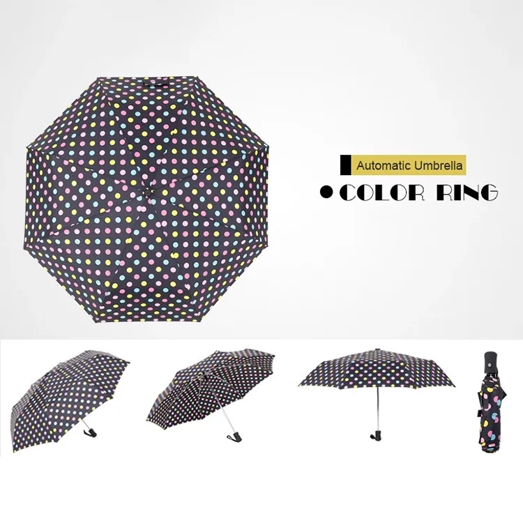 Automatic Folding Windproof Women Umbrella