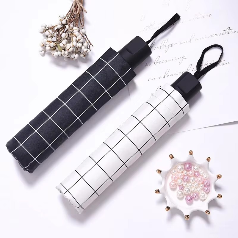 Classic Lattice Manual Folding Men Umbrella