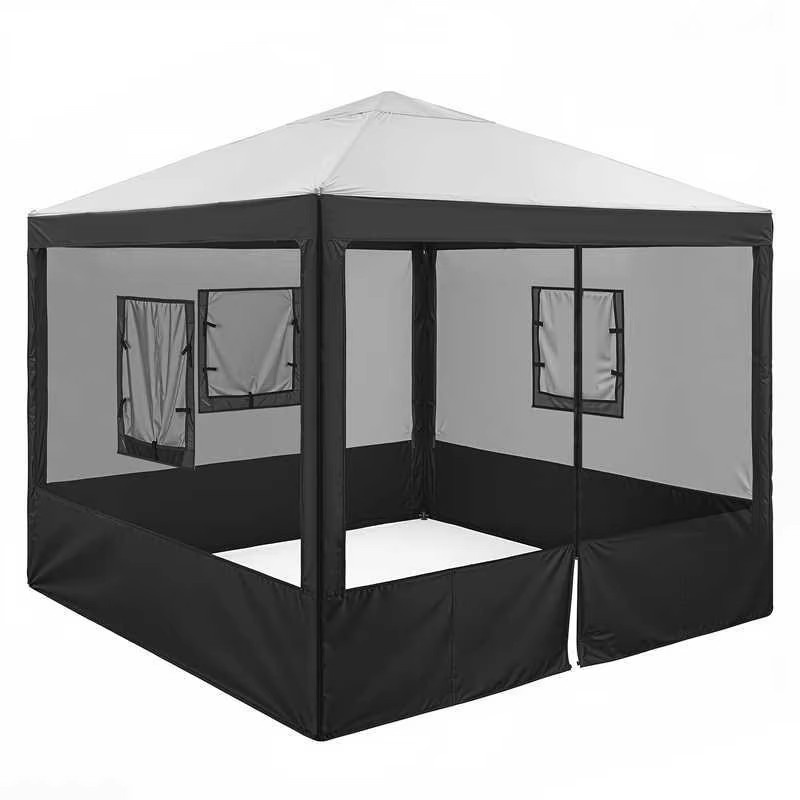 Cross-border Hot Sale Oxford Fabric Four-sided Tent with Breathable Window for Summer Outdoor Park