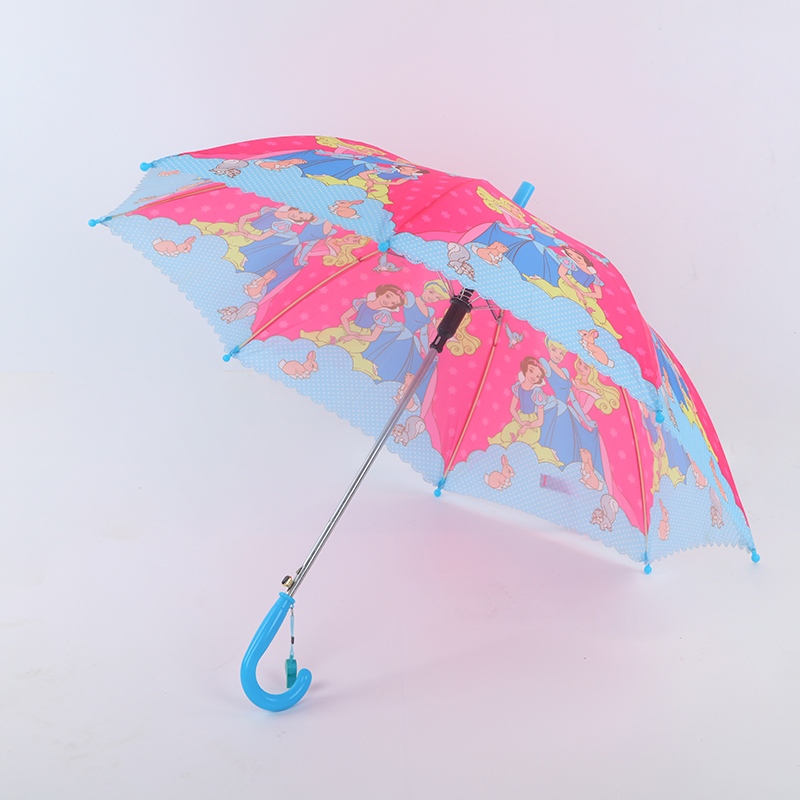 Custom 19 Inch Auto Open Kids Umbrella with Whistle Handle Custom 19 Inch Auto Open Kids Umbrella with Whistle Handle