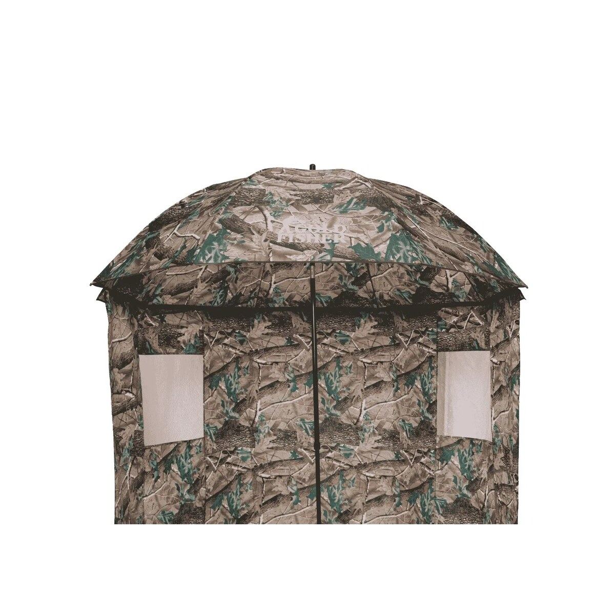 Custom 2.2m Camouflage Fishing Umbrella with Detachable Side Panel