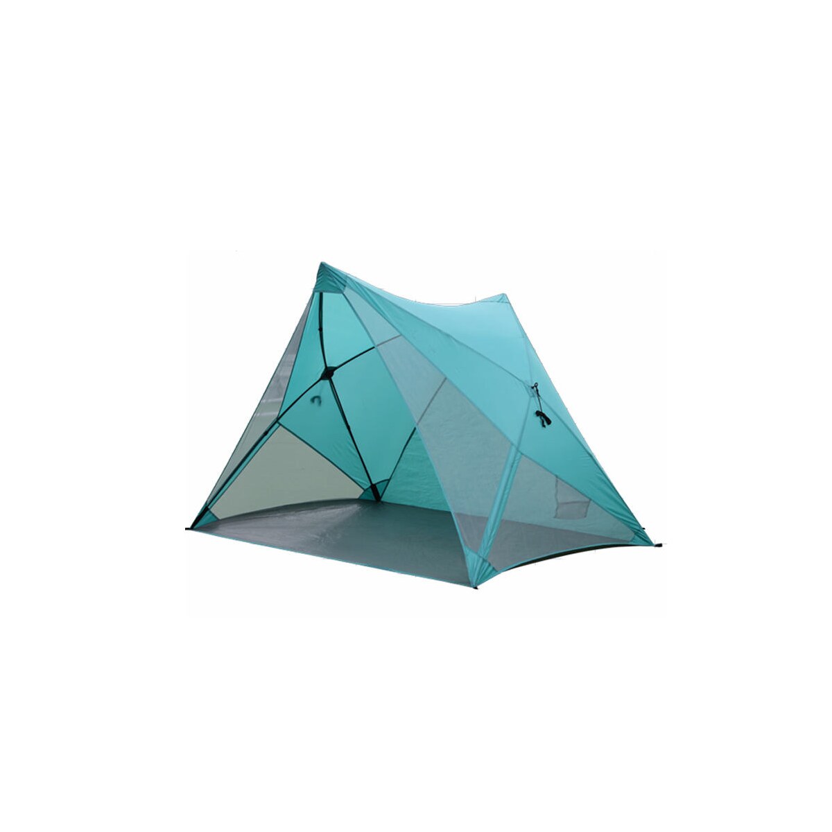 Custom 2-Person Quick-Setup Beach Tent with 7.9mm Fiberglass Frame