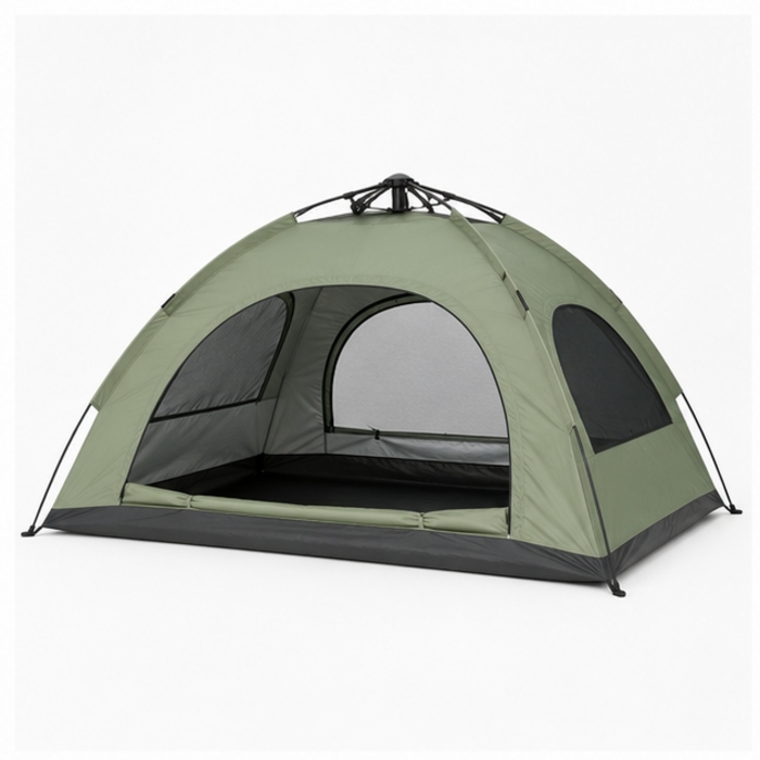 Custom 200cm Instant Park Tent with Integrated Frame