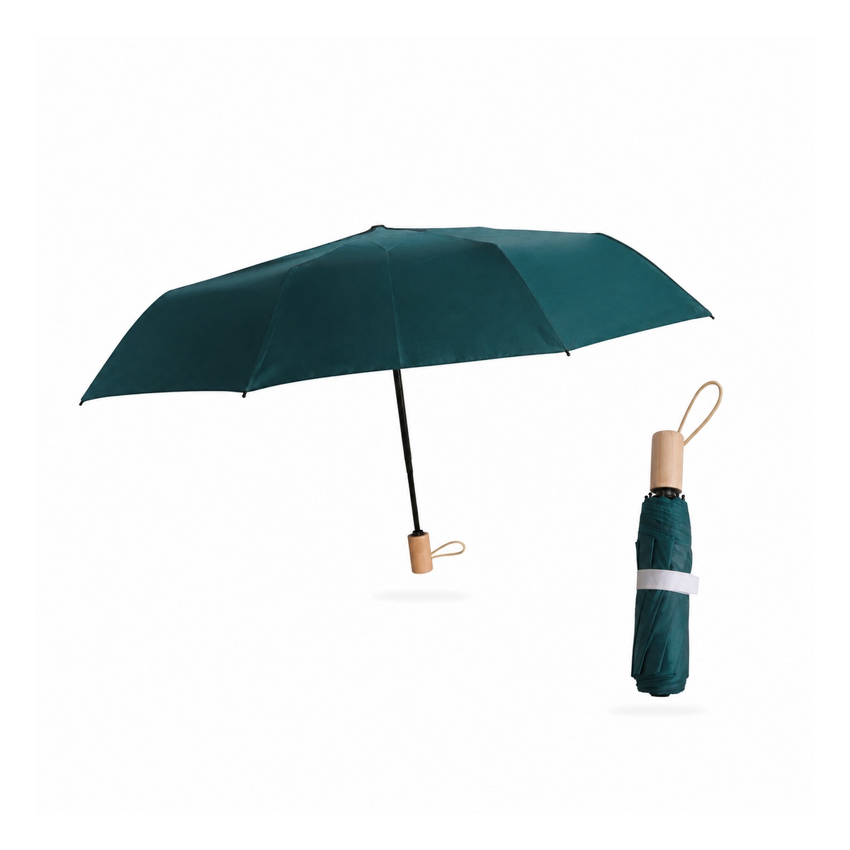 Custom 21 Inch RPET Folding Promotional Umbrella