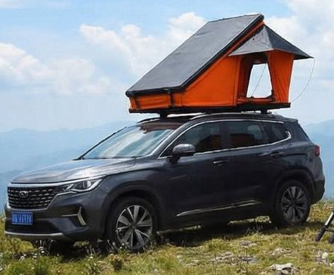 Custom 210cm Aluminium Hard-Shell Pop-Up Rooftop Tent