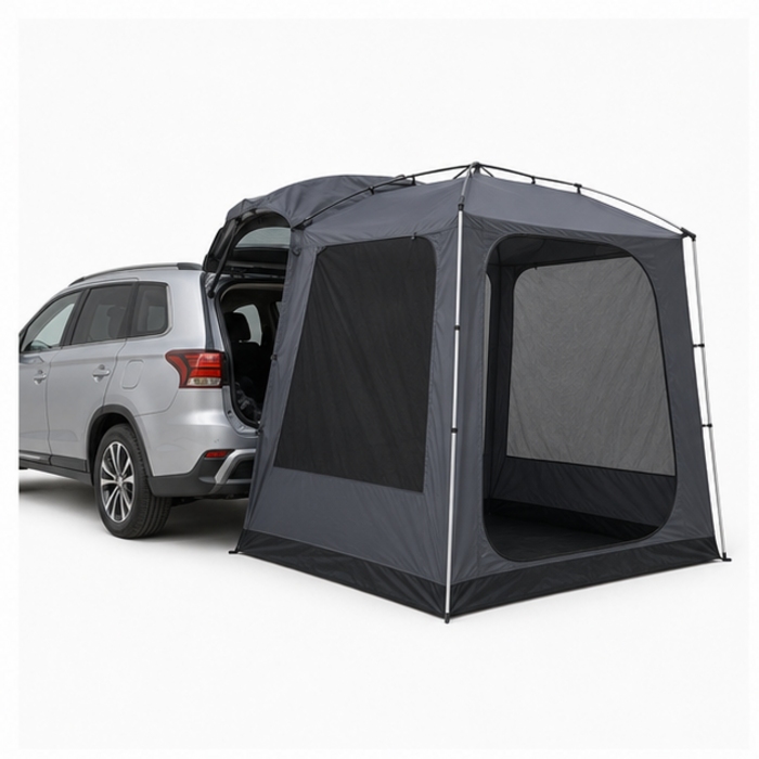 Custom 230cm SUV Tailgate Camping Tent with Aluminium Frame