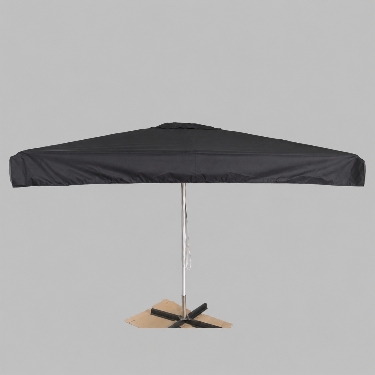 Custom 3×3m Square Advertising Patio Umbrella with 48mm Aluminium Pole