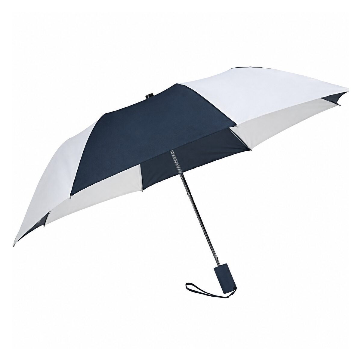Custom 42in Auto-Open Promotional Folding Umbrella with Alternating Panels