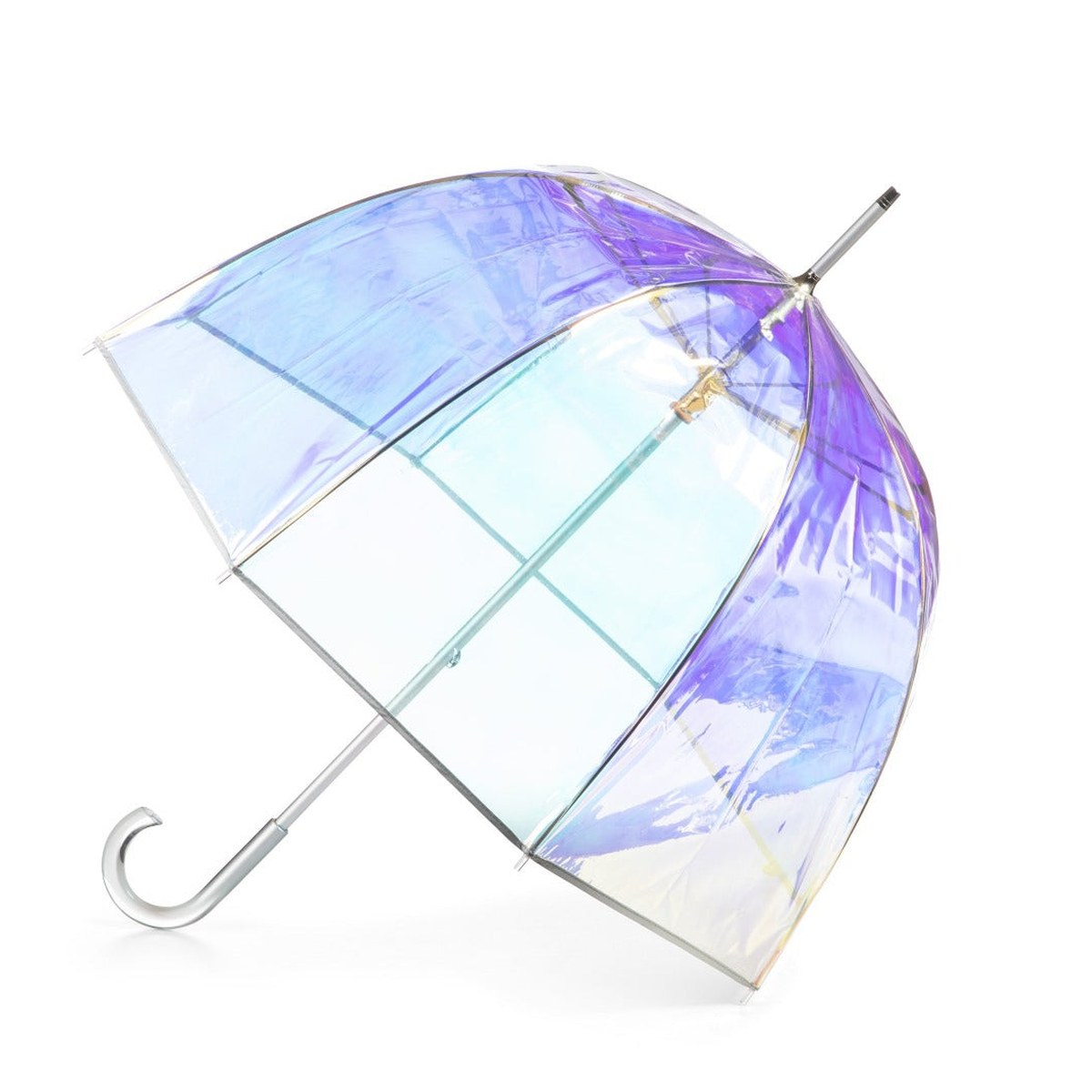 Custom 51 Inch Clear Dome Bubble Umbrella with Acrylic Hook Handle