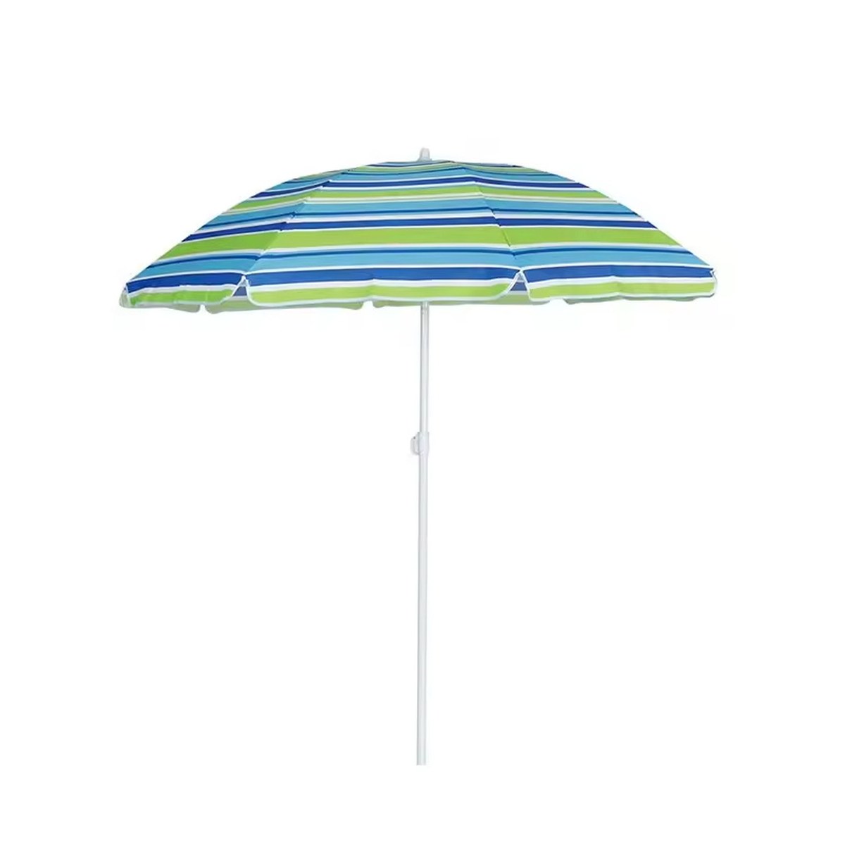Custom 6.5FT Three-Section Portable Beach Umbrella with Tilt and Sand Anchor
