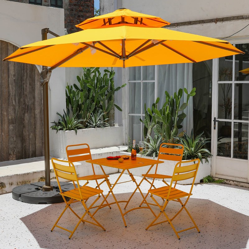 Custom 6FT Compact Patio Umbrella for Balcony and Courtyard