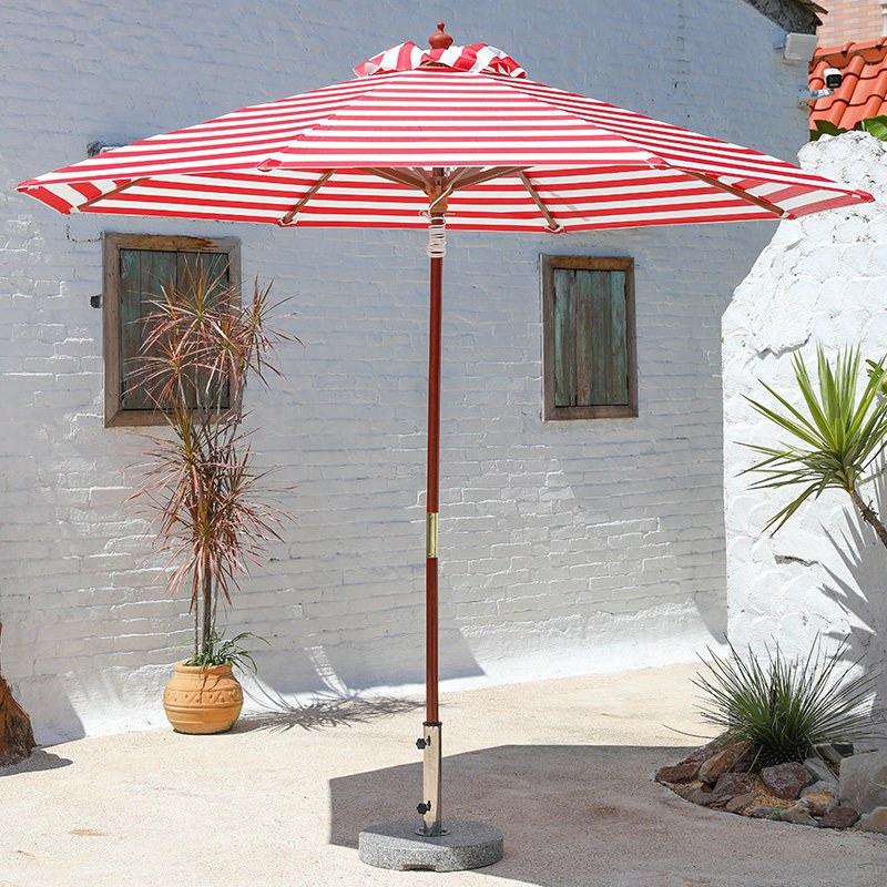 Custom 6FT Half Patio Umbrella for Balcony and Small Courtyard