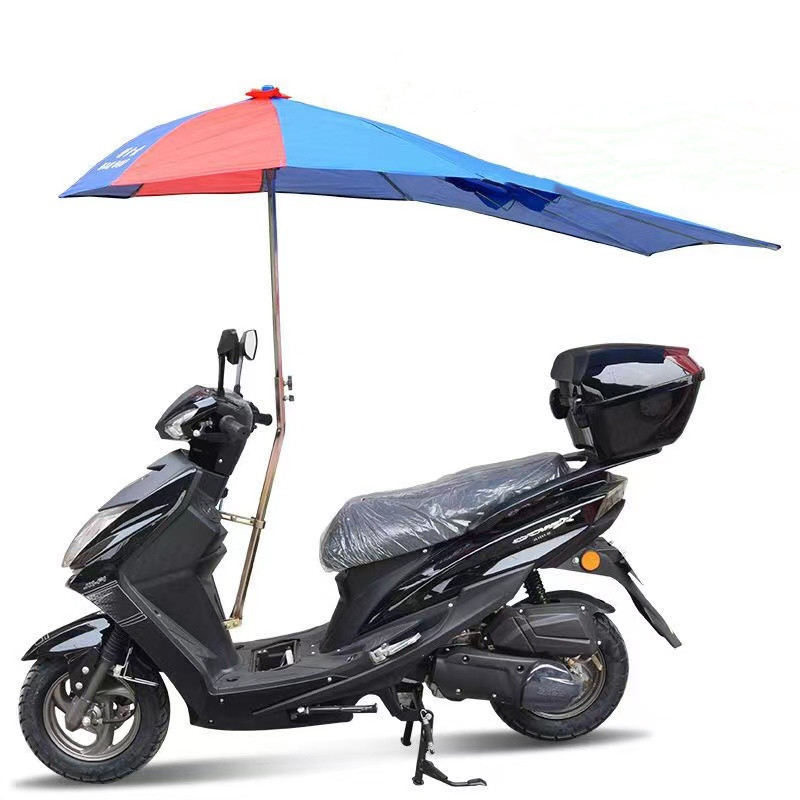 Extended Double-Layer Motorcycle Umbrella Canopy