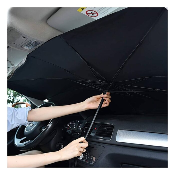 Foldable 140 × 79 cm Car Windshield Sunshade Umbrella
