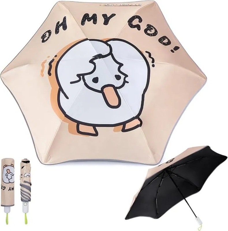 Kids Auto Open Close Folding Umbrella with Rounded Corners