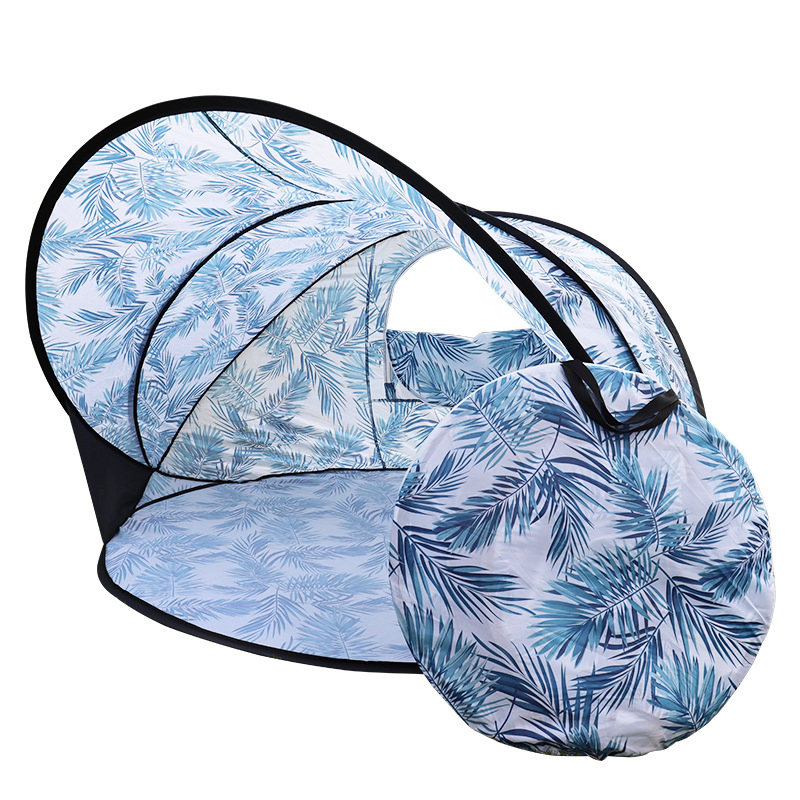 Leaf-Style Pop-Up Beach Tent with 190T Polyester Canopy