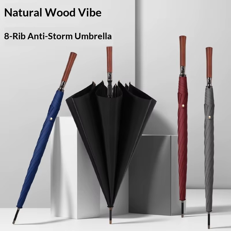 Luxury Wooden Handle Golf umbrella