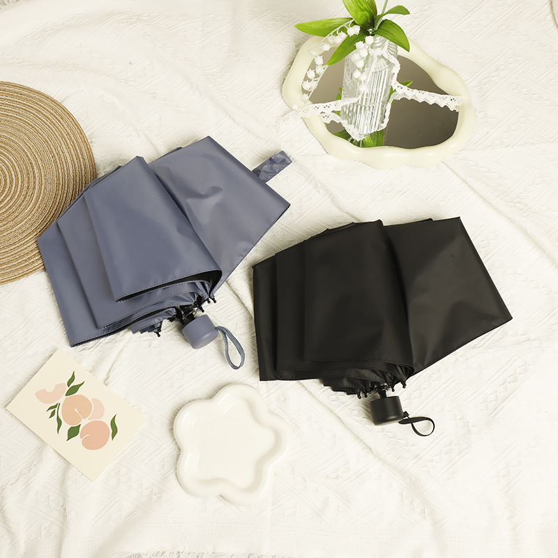 Minimalist Solid Folding Business Umbrella