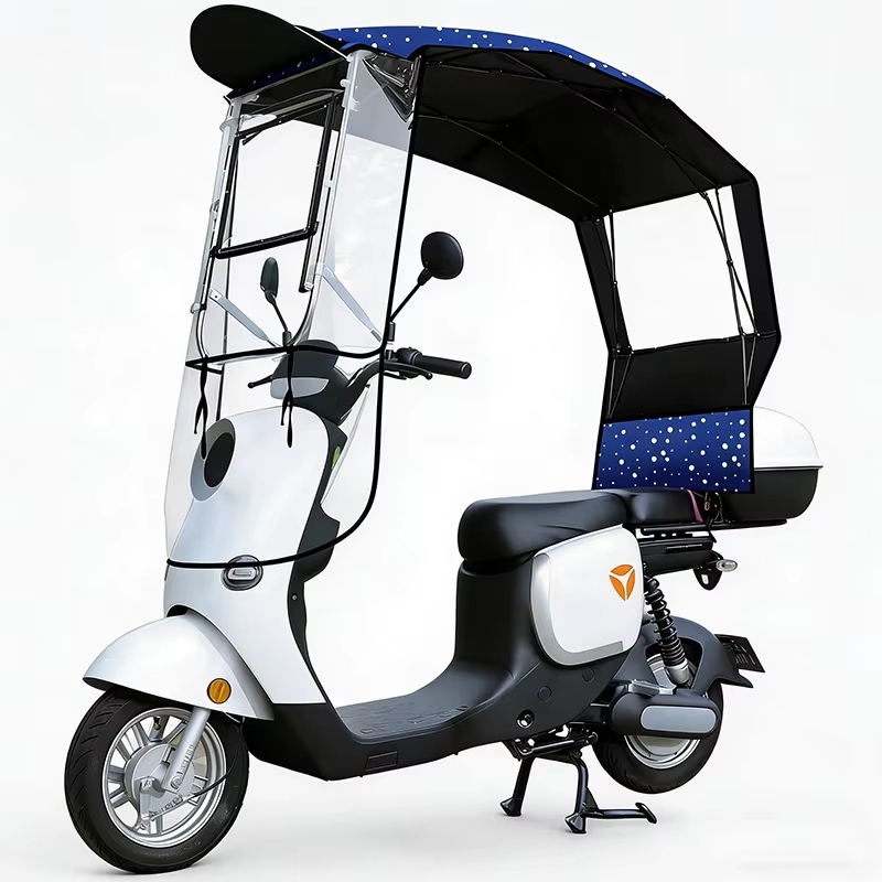 Paraguas/cubierta plegable e impermeable para motocicleta