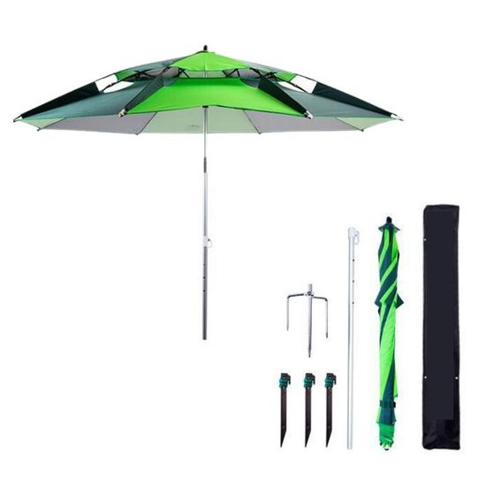 Portable Waterproof Canvas Large Camping Beach Umbrella Awning