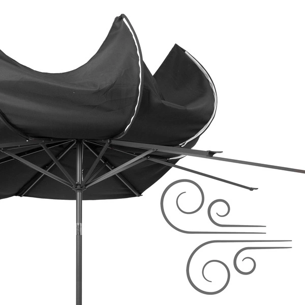 Rotating Garden Restaurant Umbrella