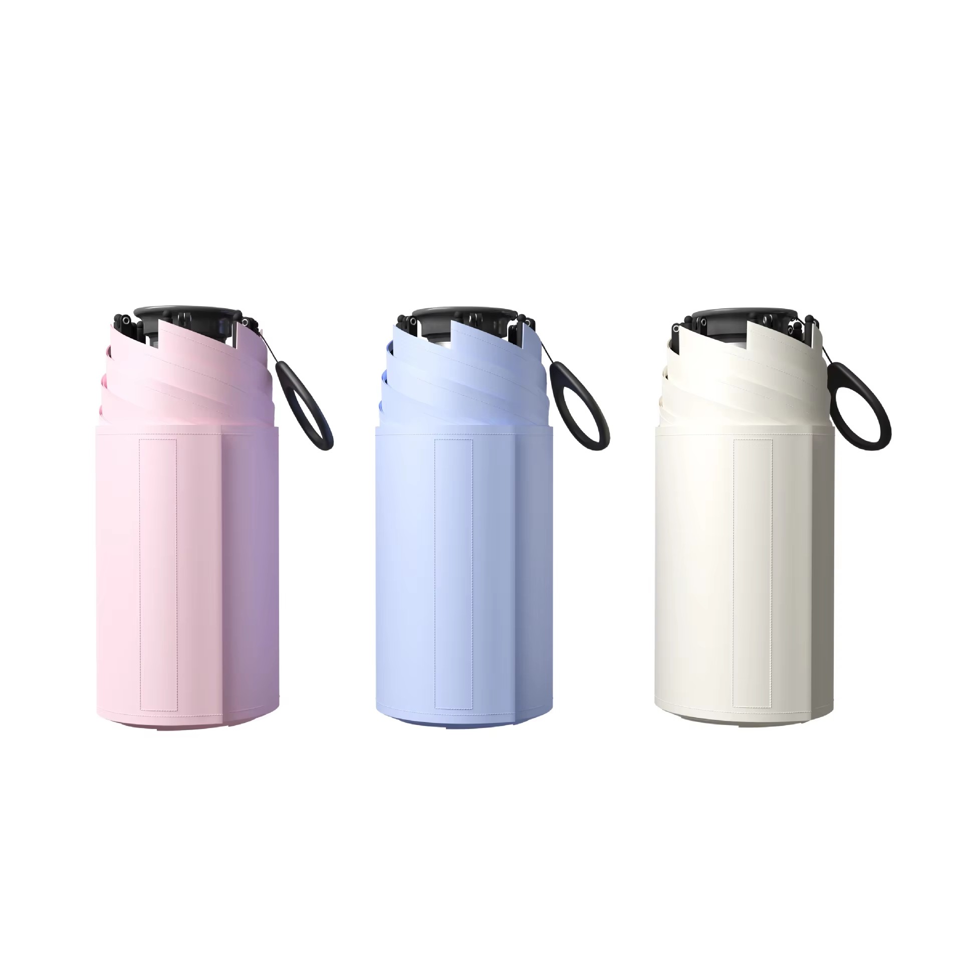 Ultra-light Minimalist Folding Sun Umbrella, Unisex Portable Compact UV Protection All-weather