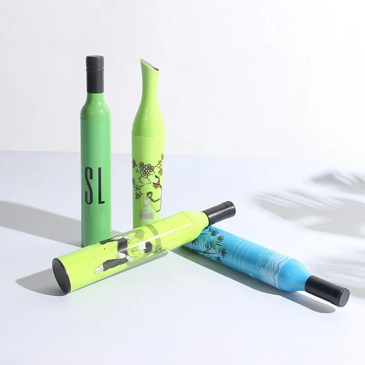 Advertising Folding Beer Bottle Umbrella