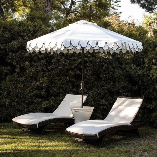 Wood Pole Patio Chinese Decorative Garden Umbrella Outdoor Parasol